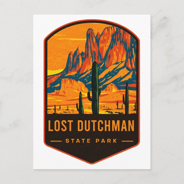 Lost Dutchman Staat Park Postkarte (Vorderseite)
