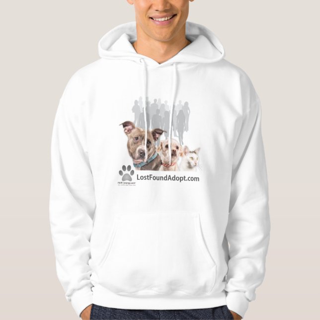 Lost~Found~Adoptiert - Hoodie (Vorderseite)