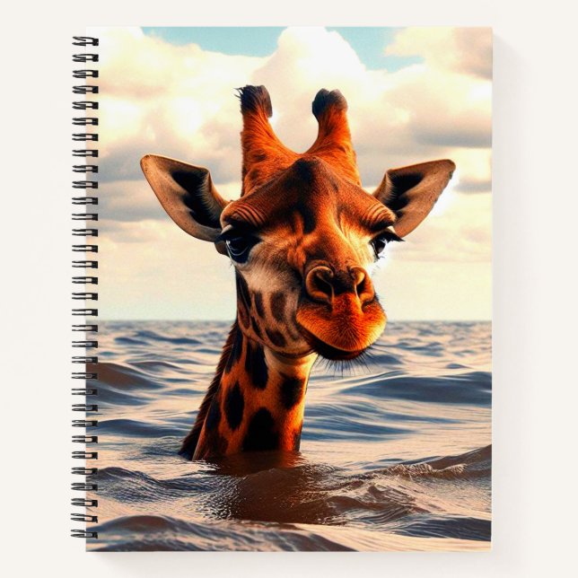 Lost Giraffe Notizbuch (Vorderseite)