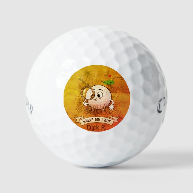 Lost Golf Ball Gift - Funny Callaway Balls (Vorderseite)