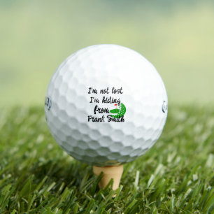 Lost Golf Balls, Jokes Puns Personalisierbar Golfball