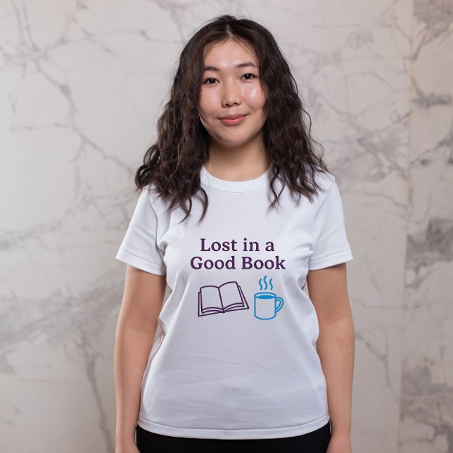 Lost in a Good Book | Cozy Reading Vibes Minimalis T-Shirt (Von Creator hochgeladen)
