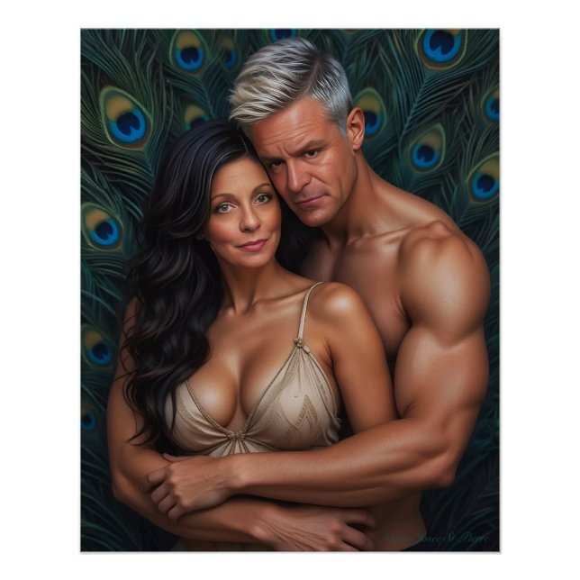 Lost in a Peacock Paradise Poster (Vorderseite)