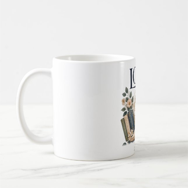 Lost in Books Literary Mug Kaffeetasse (Links)