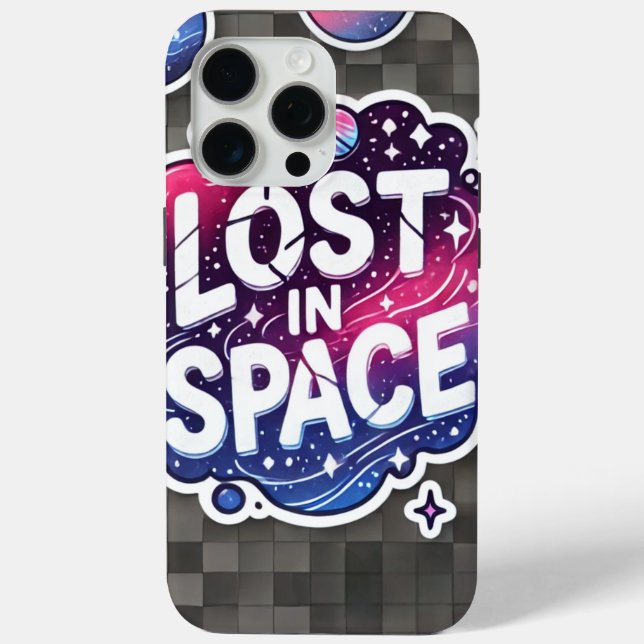 Lost in Space - Vibrant Galaxy Sticker Case-Mate iPhone Hülle (Rückseite)