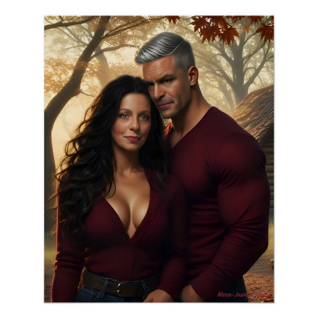 Lost in The Amber Glow of Autumn Poster (Vorderseite)