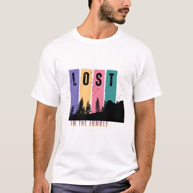 lost in the jungle  T-Shirt (Vorderseite)