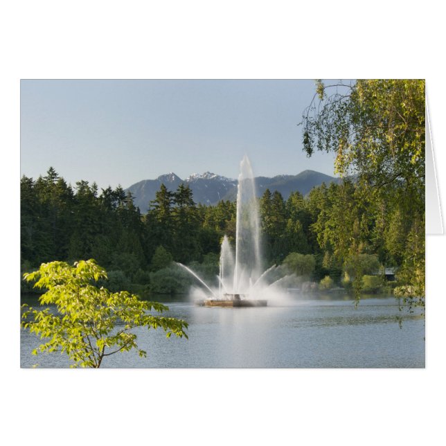 Lost Lagoon Fountain, Stanley Park, Vancouver (Vorderseite (Horizontal))
