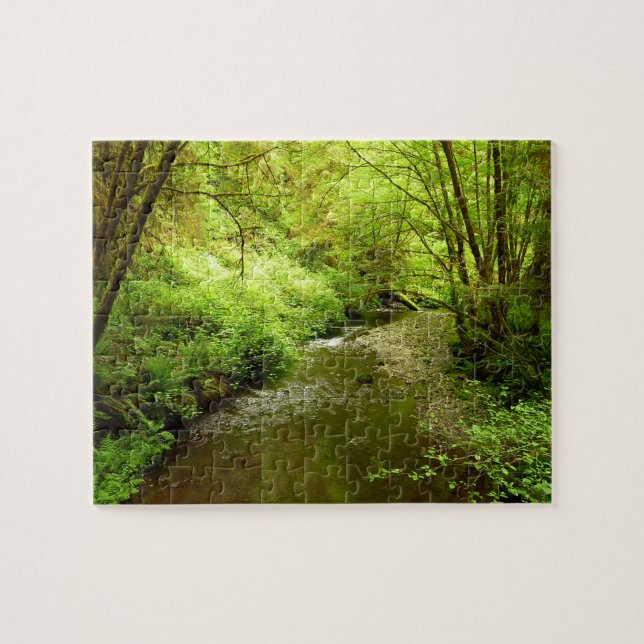 Lost Man Creek I im Redwood Nationalpark Puzzle (Horizontal)