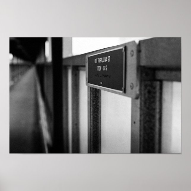 "Lost on the L" Poster (Vorne)