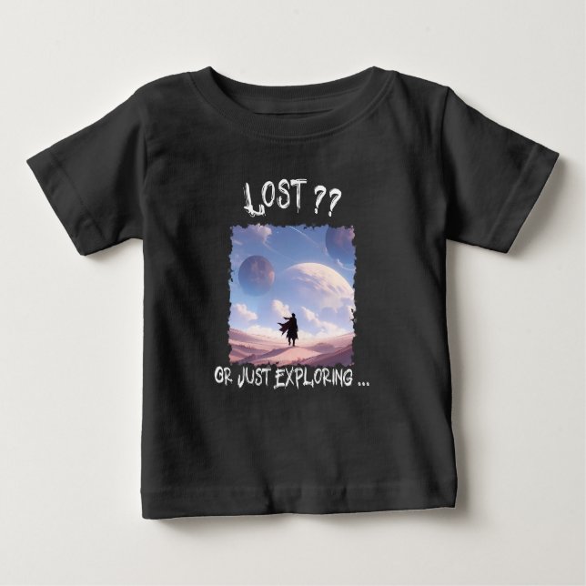 Lost?? Or Just Exploring...Desert Camping Baby T-shirt (Vorderseite)