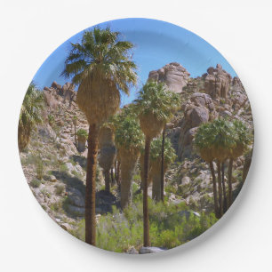 Lost Palms Oasis I im Joshua-Tree-Nationalpark Pappteller