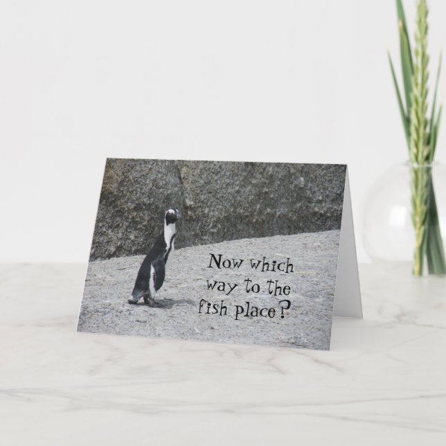 Lost Penguin Karte (Vorderseite)