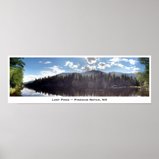 Lost Pond ~ Pinkham Notch, NH Poster (Vorne)