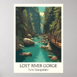 Lost River Gorge New Hampshire Poster