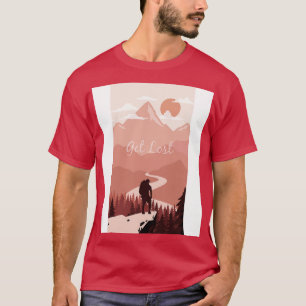 Lost Wanderweg Rückpacken Hiker g T-Shirt