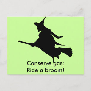 Lösung der Energie- und Öl-/Gaskrise Postkarte