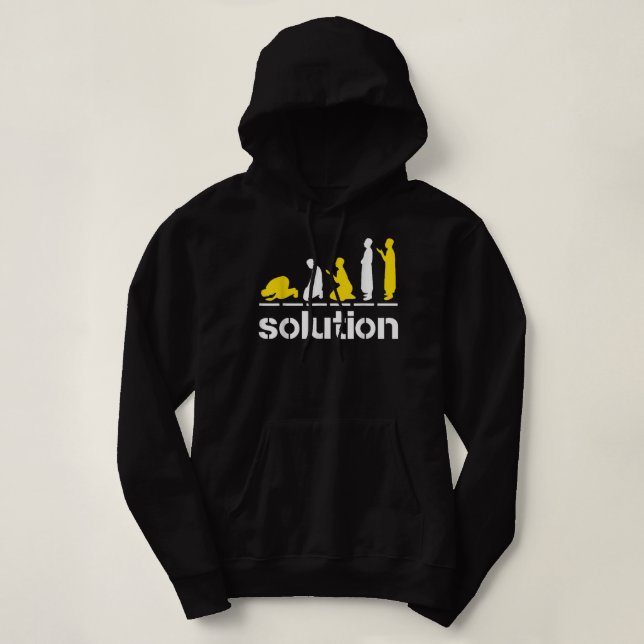 Lösung Islamisches Gebet-Muslim Ramadan Salat Alha Hoodie (Design vorne)