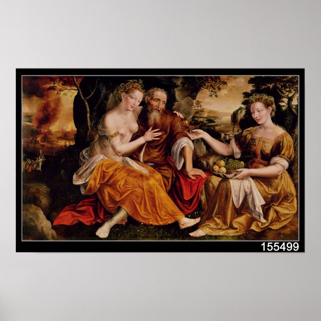 Lot und seine Töchter, c.1565 Poster (Vorne)