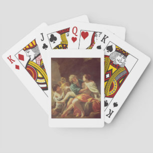 Lot und seine Töchter, c.1630 (Öl auf Leinwand) Spielkarten