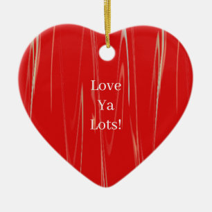 Lot Ya Lots Herz-Ornament Keramik Ornament