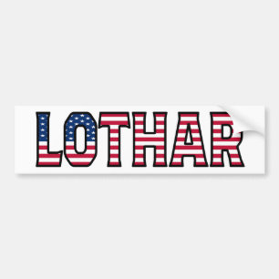 Lothar Name Vorname USA Aufkleber Sticker Auto Autoaufkleber