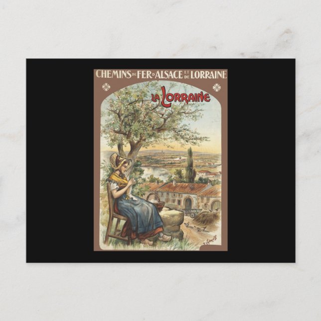 Lothringen Postkarte (Vorderseite)