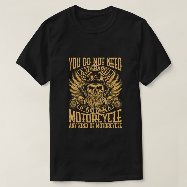 Lotor Bike T - Shirt - Futuristic Biker Graphic T- (Design vorne)