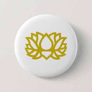 Lotos-Blume Button