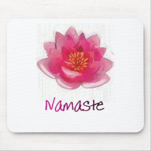 Lotos-Blume "Namaste" Yoga-Geschenke Mousepad