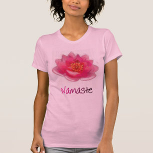 Lotos-Blume "Namaste" Yoga-Geschenke T-Shirt