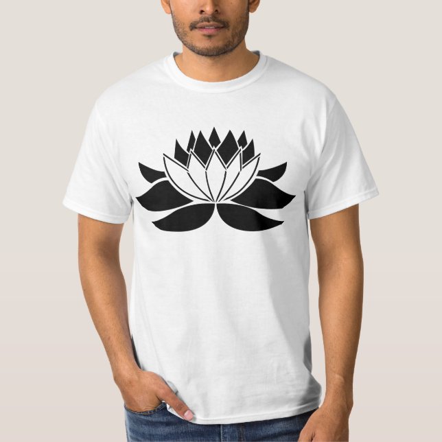 Lotos-Blume T-Shirt (Vorderseite)