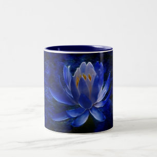 Lotos-Blume und seine Bedeutung Zweifarbige Tasse