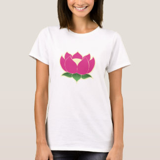 Lotos-Blumen-Damen-Shirt T-Shirt