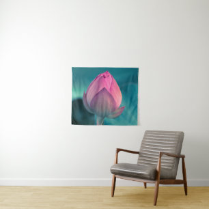 Lotos-Wasser-Lilien-Blume 2 Wandteppich