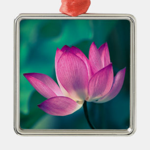 Lotos-Wasser-Lilien-Blume Ornament Aus Metall
