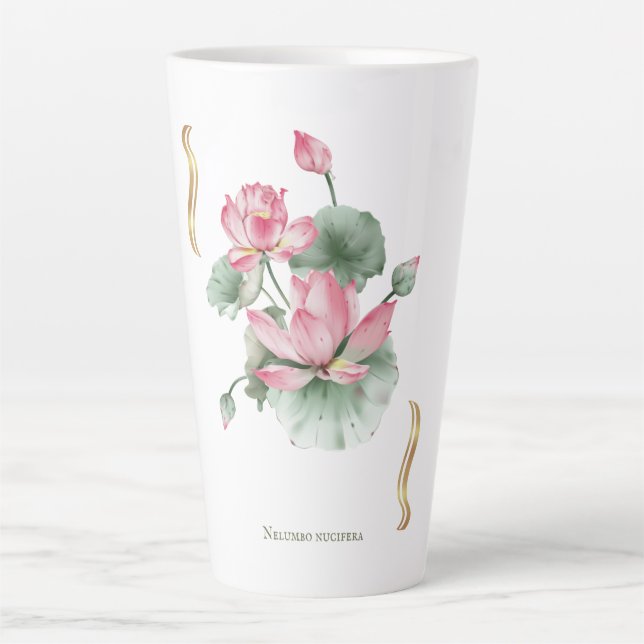 Lotosblumendesign  milchtasse (Vorderseite)