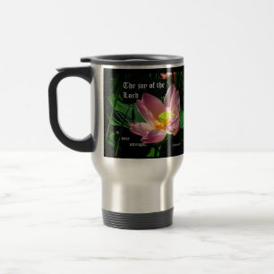 Lotosblüte Nehemia 8:10 Reisebecher