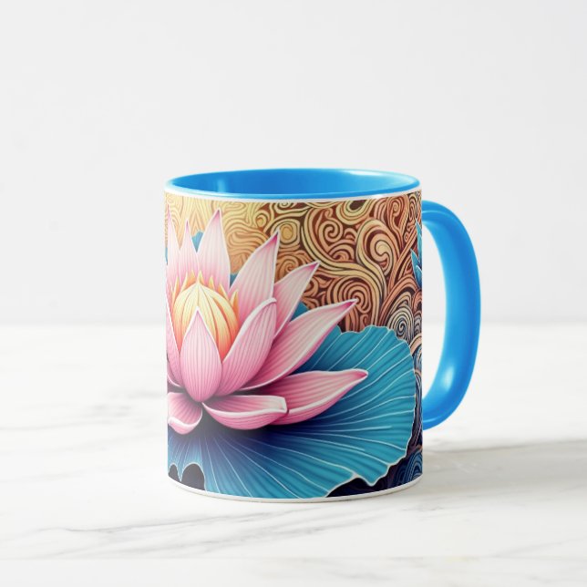 Lotosblüte Tasse (VorderseiteRechts)