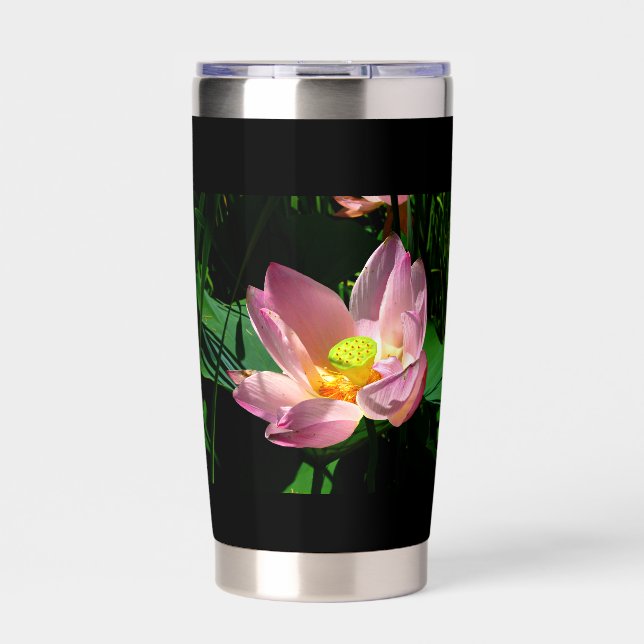 Lotosblüte Thermobecher (Vorderseite)
