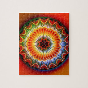 Lotosmandala-Fraktal Puzzle