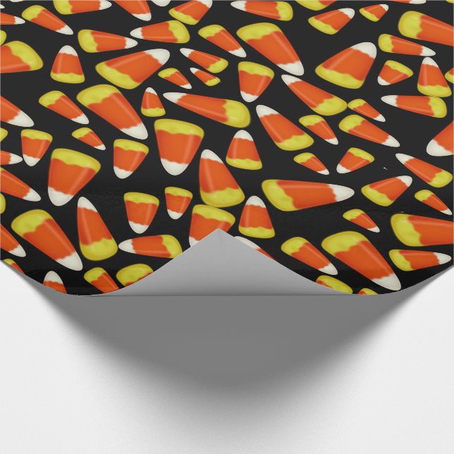 Lots of Halloween Candy Corn Geschenkpapier (Ecke)