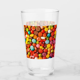Lots of Sweet hard Candy Glas