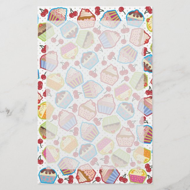 Lotsa Cupcakes Briefpapier (Vorderseite)