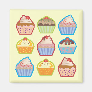 Lotsa Cupcakes Magnet