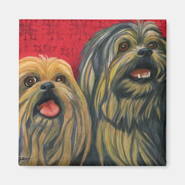 Lotsa Lhasa Liebe Magnet (Vorne)