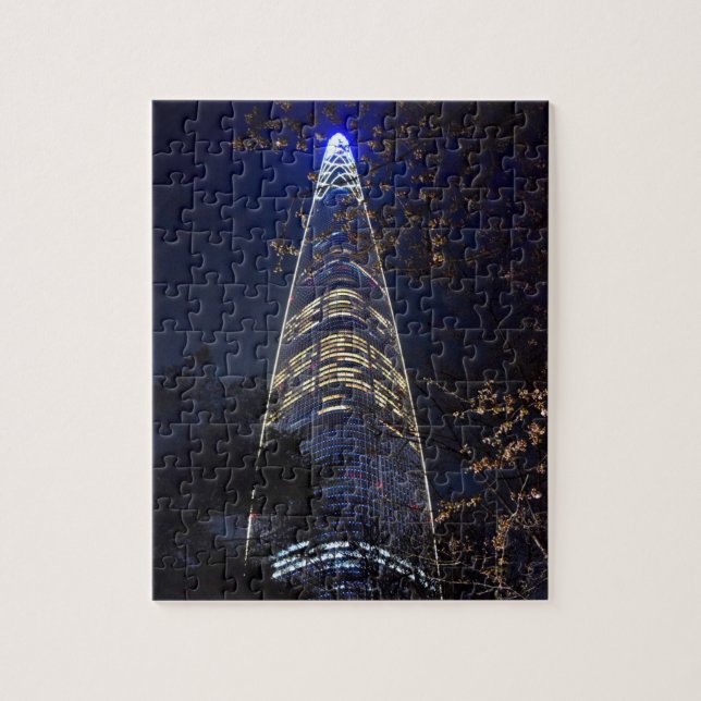 Lotte World Tower in Südkorea Puzzle (Vertikal)