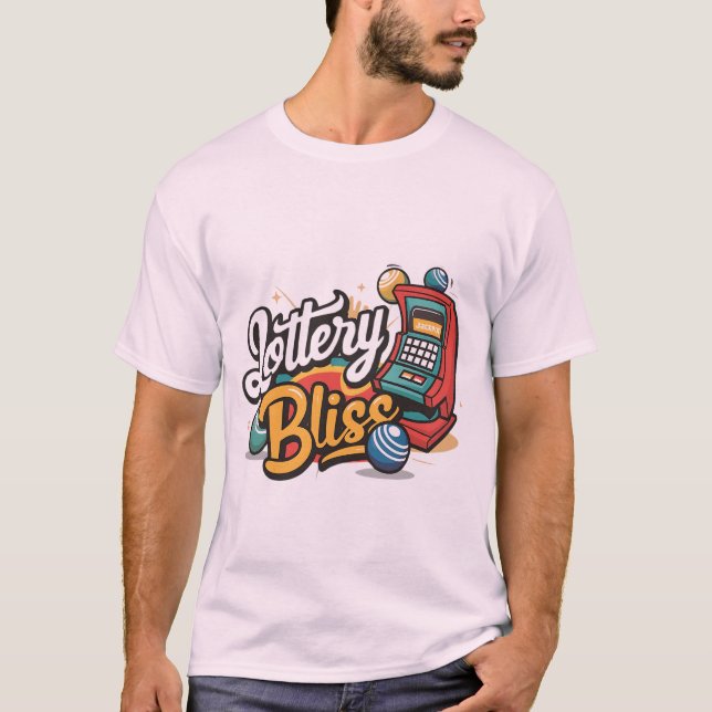 Lotterie Bliss Jackpot Machine T - Shirt (Vorderseite)