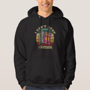 Lotterie-Kratzer Männer Frauen Glücklicher Spieler Hoodie