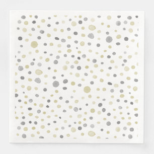 Lottie Confetti Wasserfarbe Dots Papier Napkin Serviette